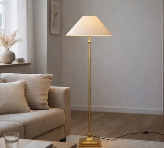 Katalin Brass Floor Lamp