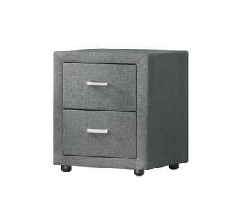 Kayson 2 Drawer Bedside Grey