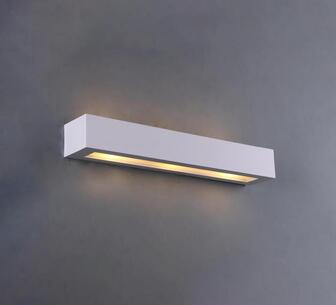 Keann Large White Plaster Wall Sconce