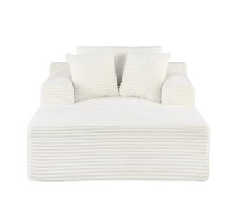 Keaton 1 Seater Beige Corduroy Compressed Sofa Bed