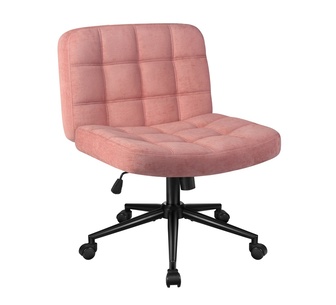 Kieno Chenille Pink Office Chair