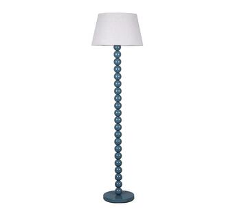 Kiko Cyan Orb Floor Lamp