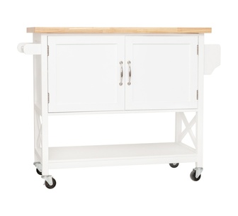 Kilm White Storage Trolley