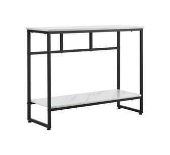 Hiko 97cm Black and White Console Table