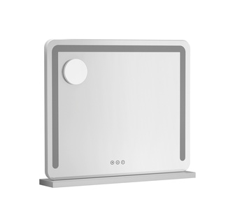 Kirell White 60x50cm Vanity w/ LED Light Makeup Mirror