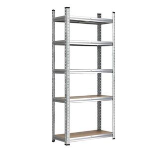 Knox 1.5m Garage Warehouse Shelving Silver