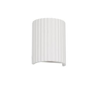 Krizzy White 2lt Plaster Wall Sconce