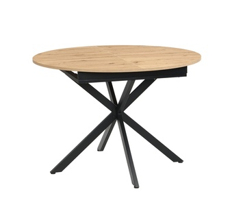 Lainey 6 Seater Oval Oak Extendable Dining Table