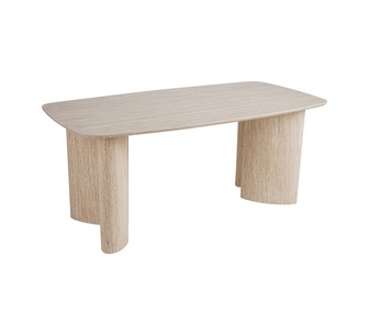 Lavern 180cm Beige Grain Dining Table