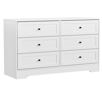 Laybell 6 Chest of Drawers Tallboy White