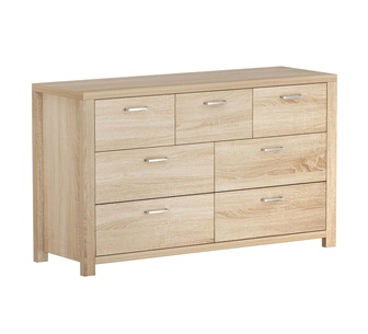 Leny Oak Chest of 7 Drawers