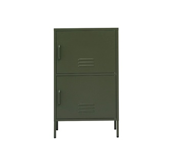 Leora 2 Door Green Buffet Metal Sideboard