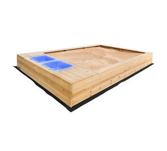 Leveren Mighty Rectangular Natural Kids Sandpit