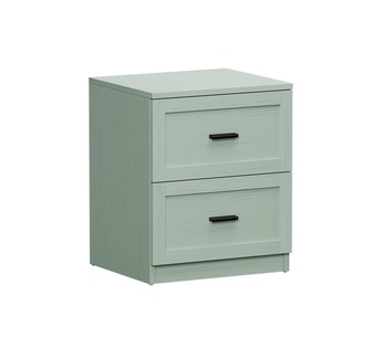 Lexi 2 Drawer Green Bedside Table