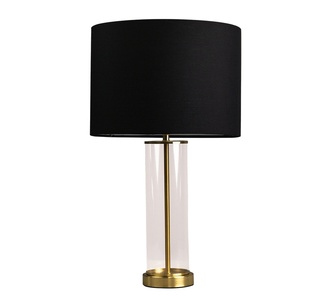 Ley Table Lamp Black/Brass