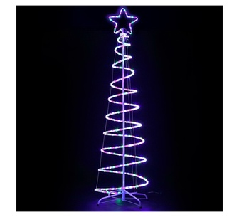 Holly Jolly Christmas Lights 188cm Tree 288 LED Multi