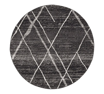 Lily 240x240cm Charcoal Round Rug