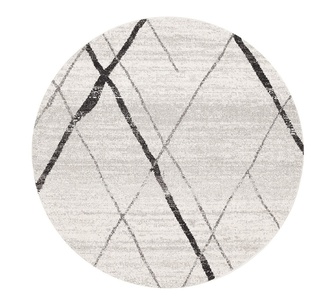 Lily 240x240cm Grey Round Rug