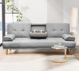 Lioris 188cm Grey Sofa Bed
