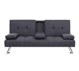 Liorna 175cm Dark Grey Sofa Bed
