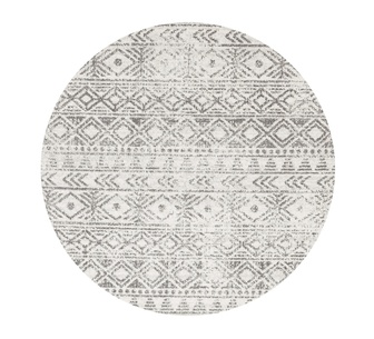 Lita 240x240cm Grey Round Rug