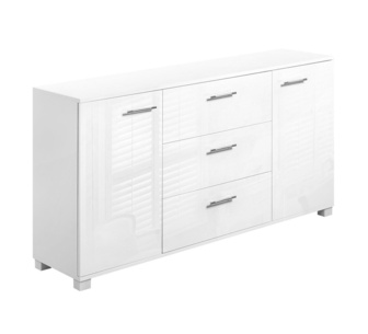 Lomirae 2 Door White Buffet Sideboard