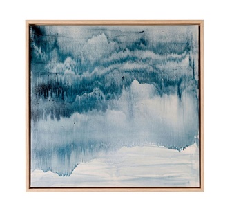 Ulon 80x80cm Multicoloured Framed Canvas Wall Art