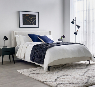 LOUIS BED KING USB BEIGE