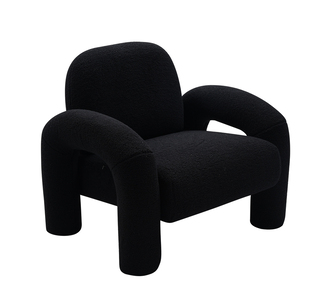 Louve Armchair Black