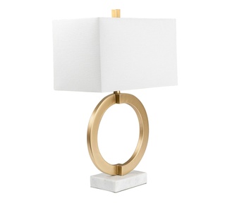 Louver Table Lamp Gold