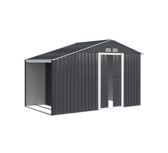 Boulder 322x196cm Grey Tool Workshop House Outdoor Storage