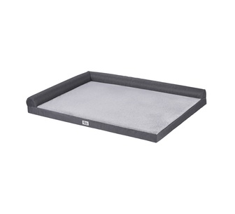 Luigi Large Grey Washable Plush Pet Bed