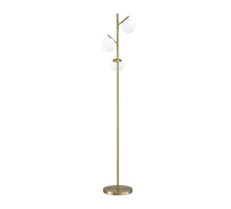 LumiLine 165cm Gold 3-Light Tree Floor Lamp