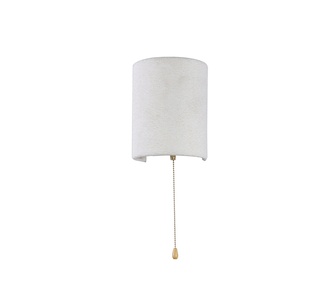Lumisette White Pull Cord Wall Light
