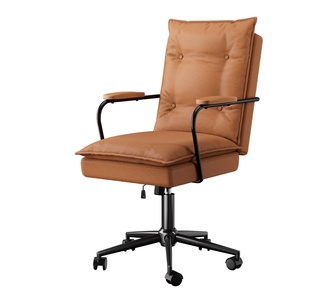 Luntra Brown PU Office Chair