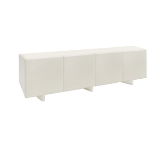 Lunora 160cm White TV Unit