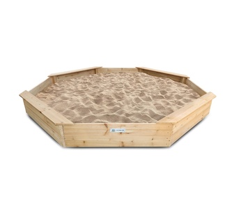 Lunnie Grand Octagonal Natural Kids Sandpit
