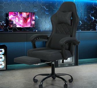 Lynki Dark Grey High Back Reclining Office Chair
