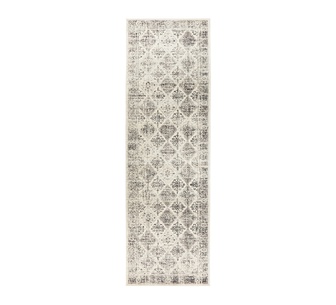 Lyrica 500x80cm Grey Runner Rug