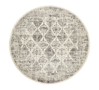 Lyrica 150x150cm Grey Round Rug
