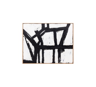 Maddox Framed Painting 154x124cm White Canvas Wall Art