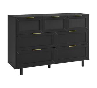 Maggy 7 Drawer Chest Black
