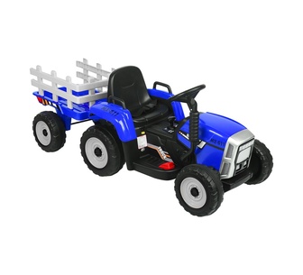 Manuel Blue Kids Ride On Tractor
