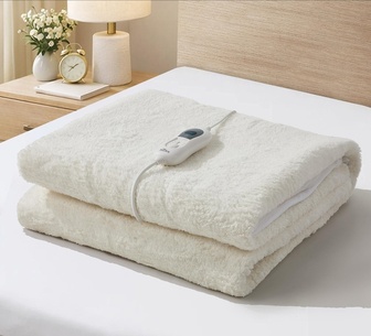 Maple Single White Underlay Winter Pad Electric Blanket