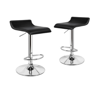 Set of 4 Talitha Black Bar Stools