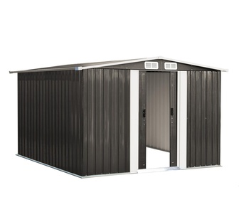 Marigold 2.57x2.05m Grey Outdoor Storage