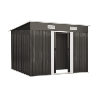 Marigold 2.38x1.31m Grey Outdoor Storage