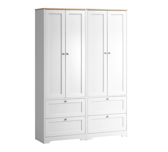 Maxwell Set of 2 Cabinet White