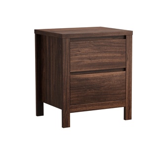 Mayer 2 Drawer Walnut Bedside Table