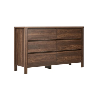 Mayer Walnut Chest of 6 Drawers